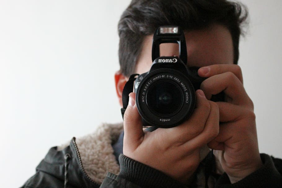 portrait, canon, light, white, photography themes, camera - photographic equipment HD wallpaper