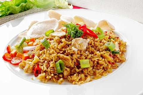 rice on plate, Fried, Rice, Menu, Food, Asian, Cooking, restaurant HD wallpaper