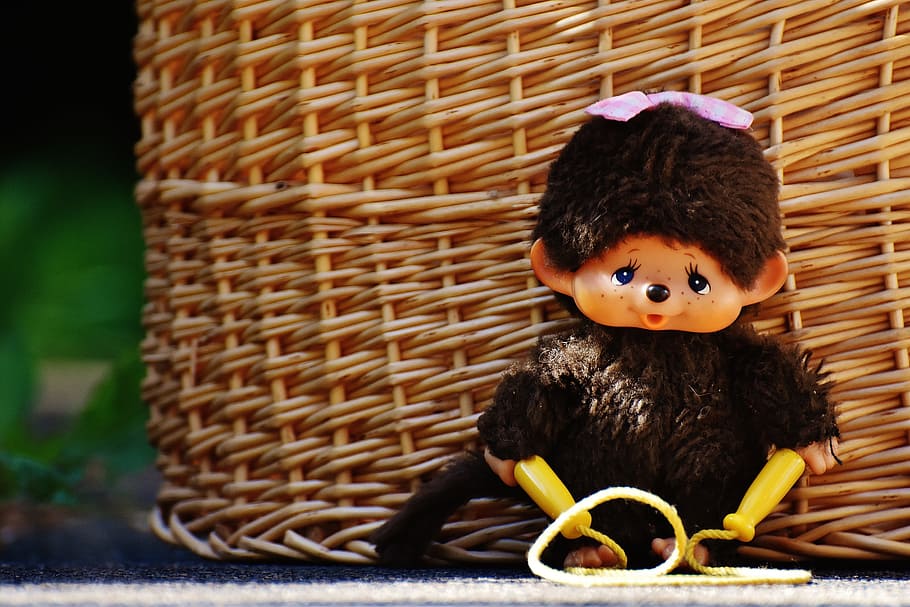 Hd Wallpaper Monchhichi Cute Funny Old Toys Soft Toy Stuffed Animal Wallpaper Flare