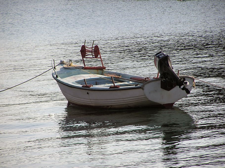 boat, dusk, peace, nautical vessel, transportation, mode of transportation HD wallpaper