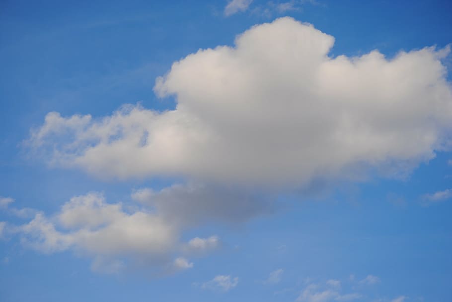 sky, cloud, blue, nature, white, weather, day, light, summer HD wallpaper