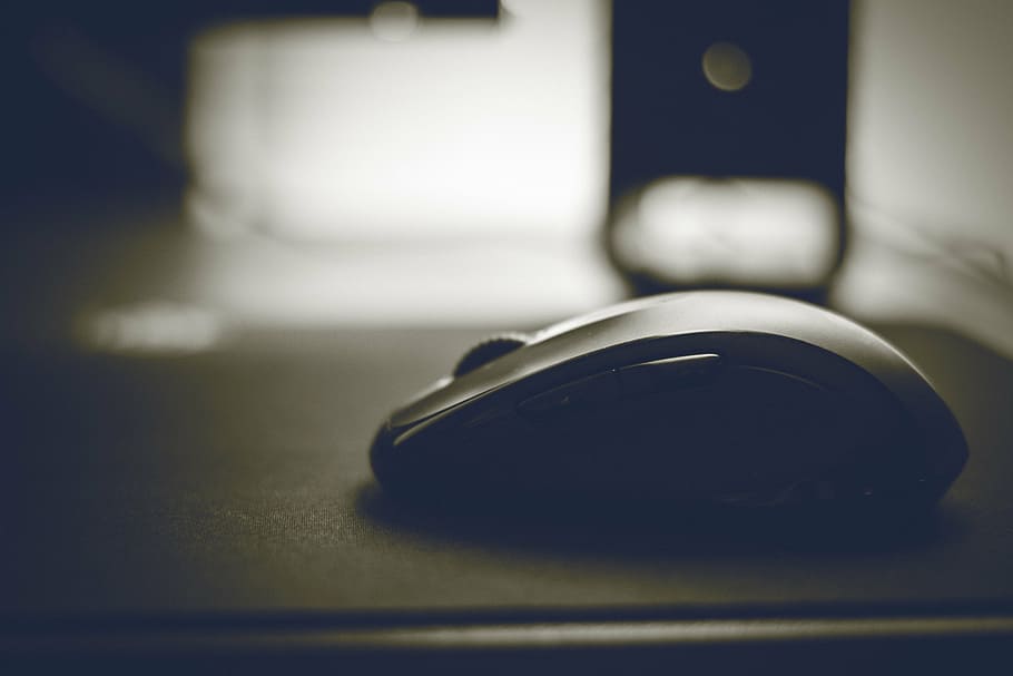 dark, technology, mouse, computer Mouse, close-up, indoors HD wallpaper