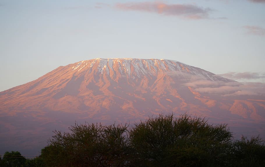 landscape photography of mountain, Kilimanjaro, Africa, Kenya, HD wallpaper