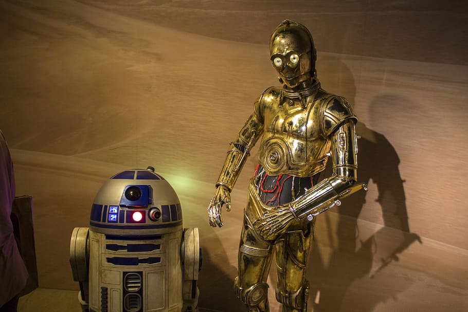 C3PO and R2-D2, Star Wars, C-3Po, R2D2, Film, Starwars, george lucas