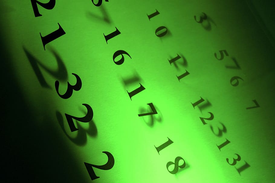 Background, Numbers, Shading, green, green color, full frame HD wallpaper
