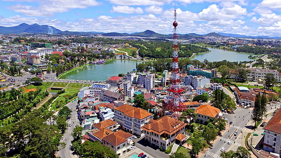 post office, landscape, dalat, architecture, building exterior HD wallpaper