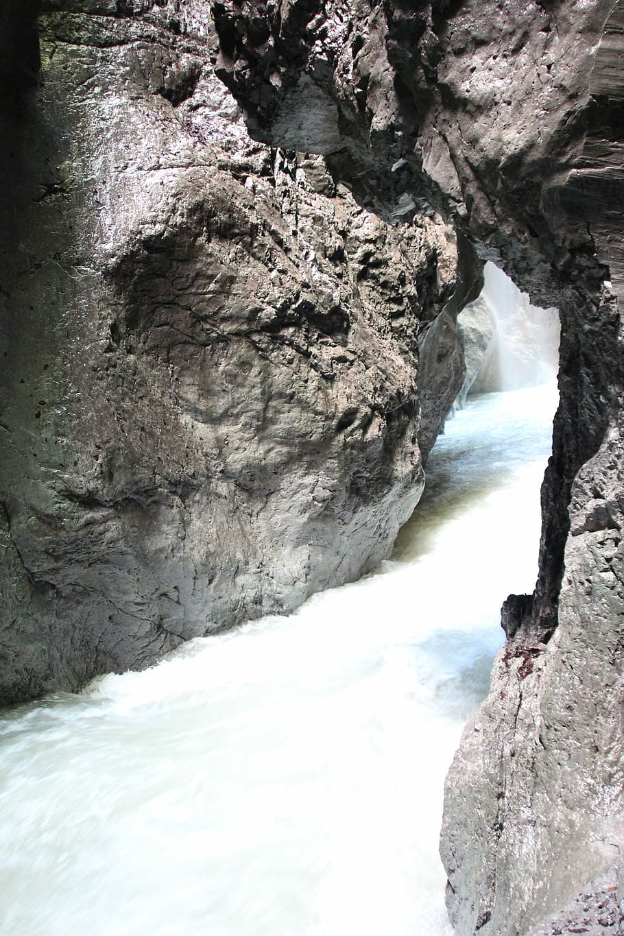 Partnachklamm, River, racing, garmisch partenkirchen, gorge, HD wallpaper