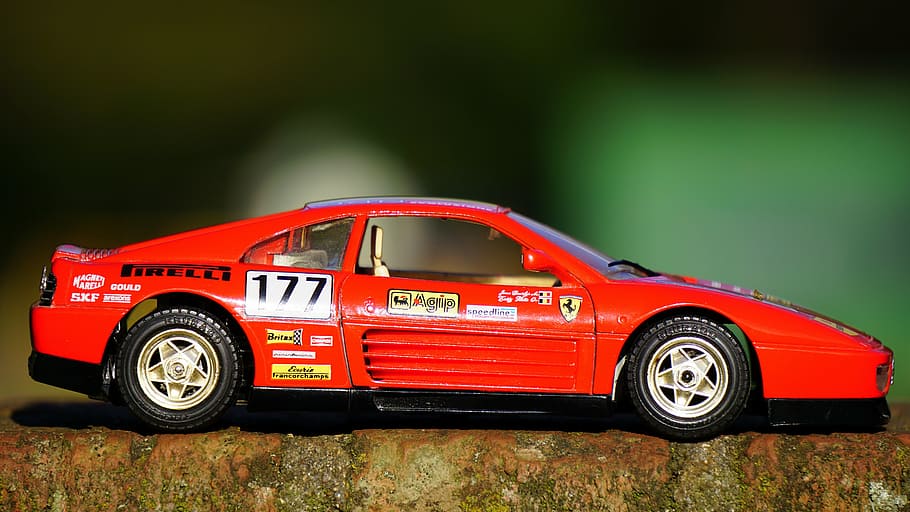 car, model, vehicle, small, automobile, red, mode of transportation HD wallpaper