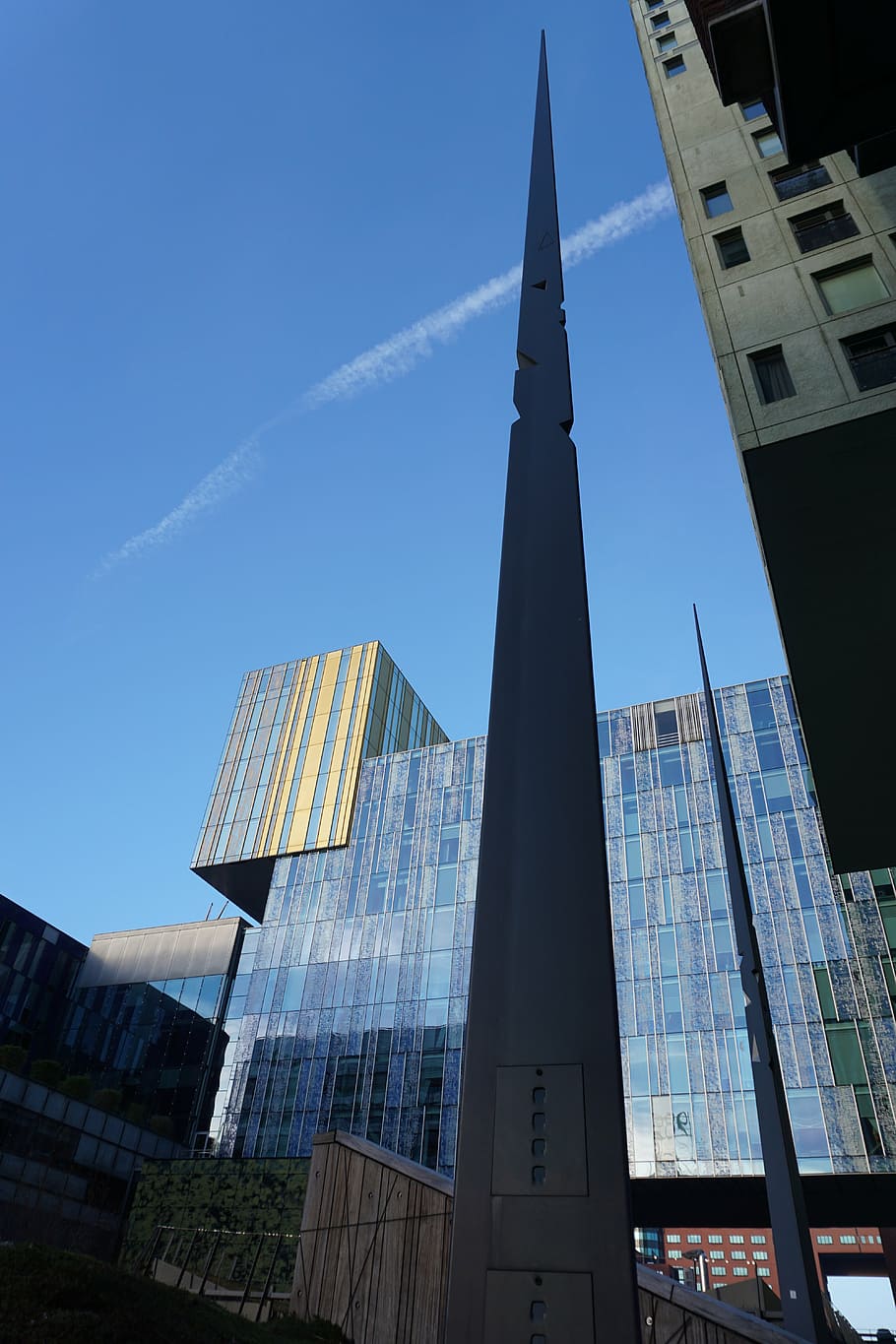 perspective, rotterdam, points, buildings, architecture, design HD wallpaper