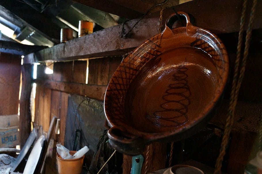 casserole, kitchen, hut, indoors, food and drink, wood - material HD wallpaper