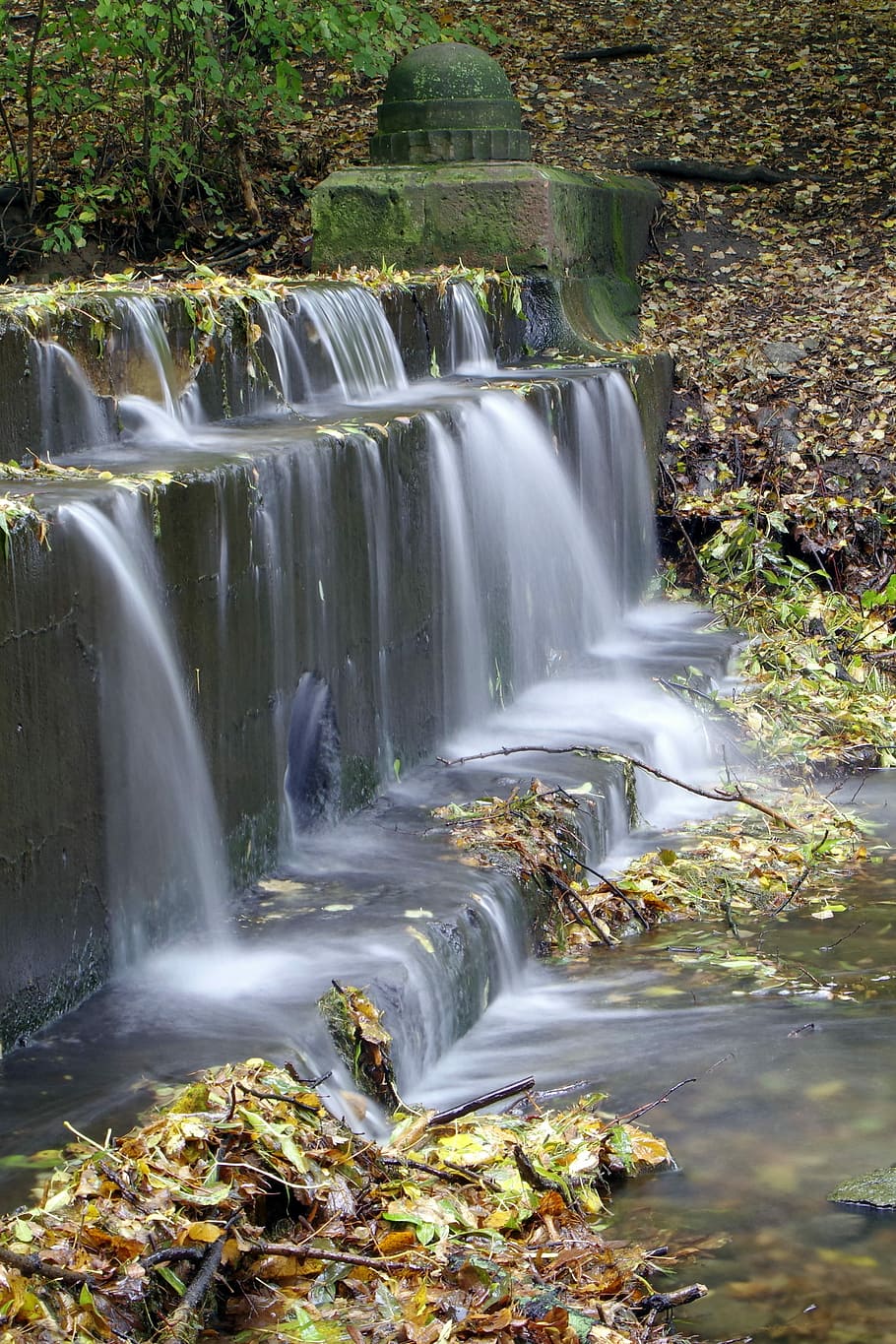Waterfall, Water, Source, Source, Stream, the stones, river HD wallpaper