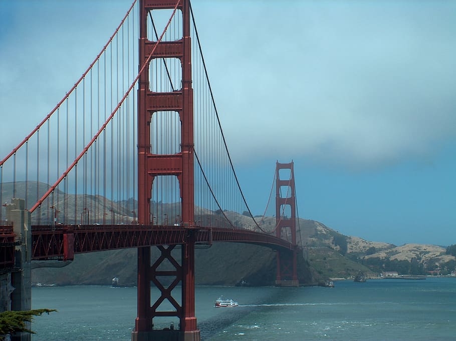 bridge, san francisco, summer, bridge - man made structure HD wallpaper