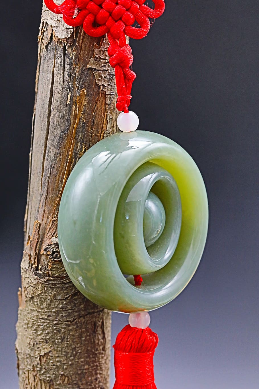 pendant, jade, decoration, red, no people, close-up, food and drink HD wallpaper