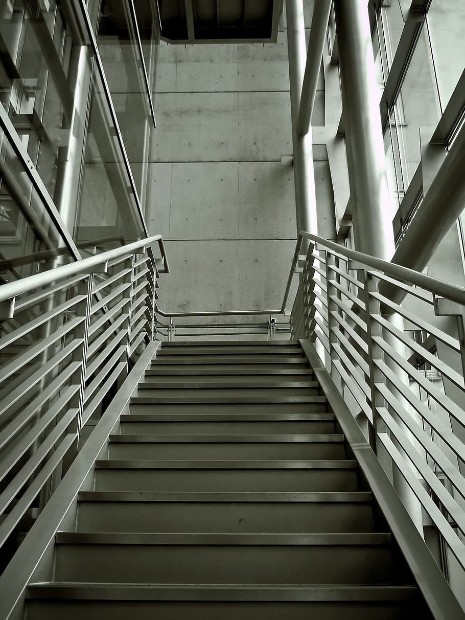 architecture, stairs, building, gradually, staircase, structure HD wallpaper