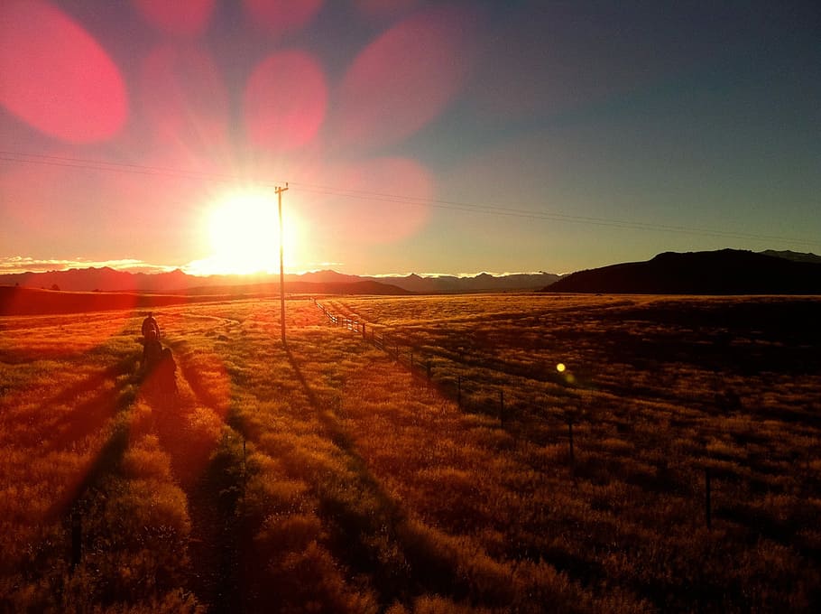 sunset, bokeh, travel, sky, scenics - nature, beauty in nature HD wallpaper