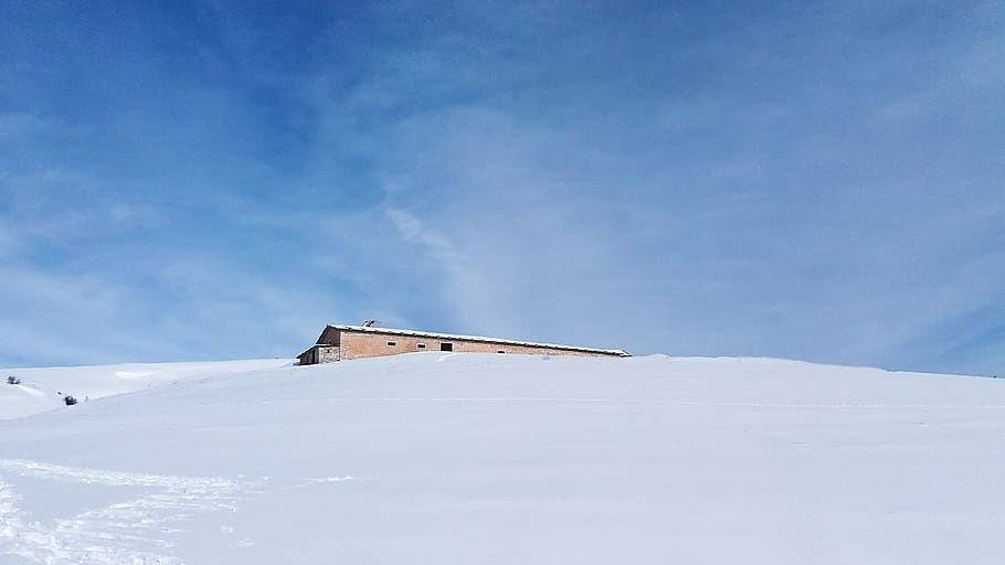 snow, winter, sky, ice, cold temperature, environment, white color HD wallpaper