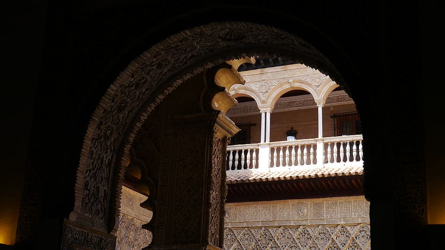 sevilla, alcázar, architecture, built structure, history, the past HD wallpaper