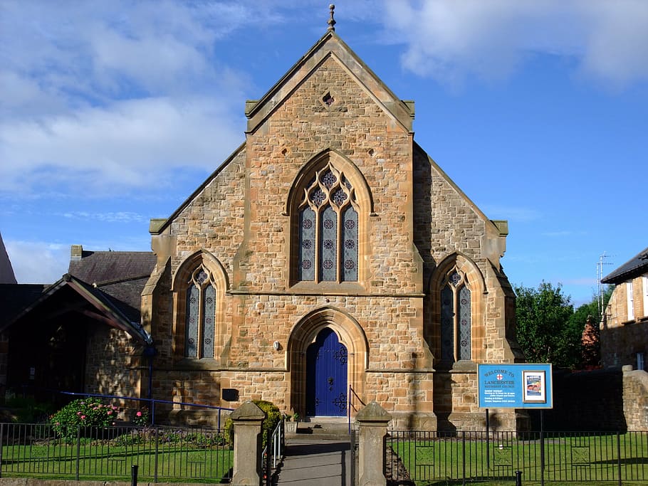 methodist, church, front, religion, architecture, christianity HD wallpaper