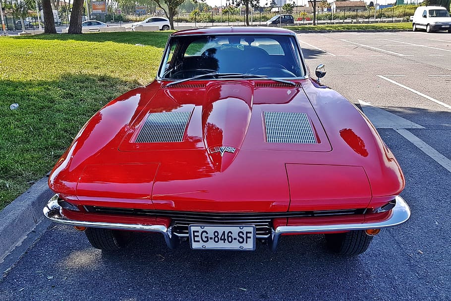 chevrolet, corvette, cup, 1963, split window, mode of transportation HD wallpaper
