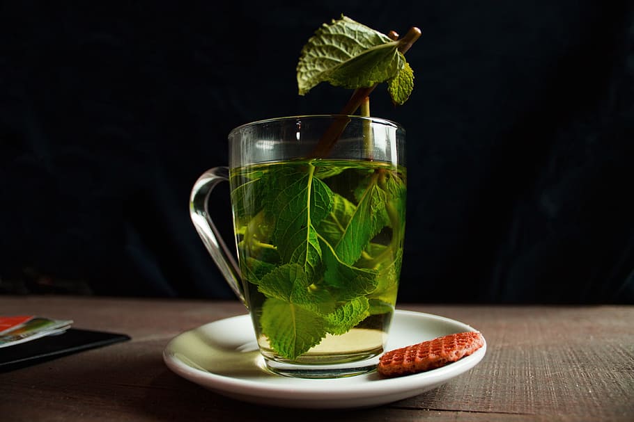 green tea, tee, nature, tea leaves, herbal tea, food and drink, HD wallpaper