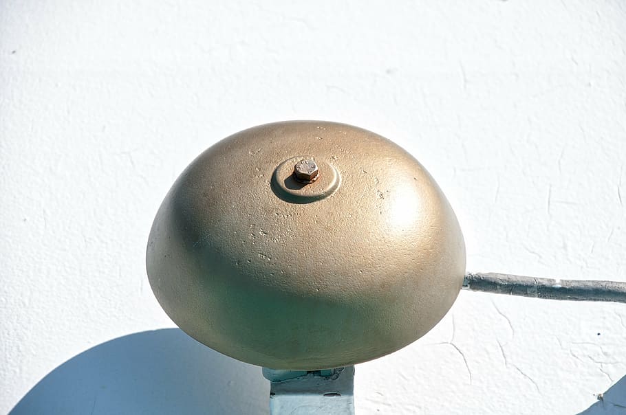 bell, ship, nautical, cruise, deck, close-up, no people, metal HD wallpaper