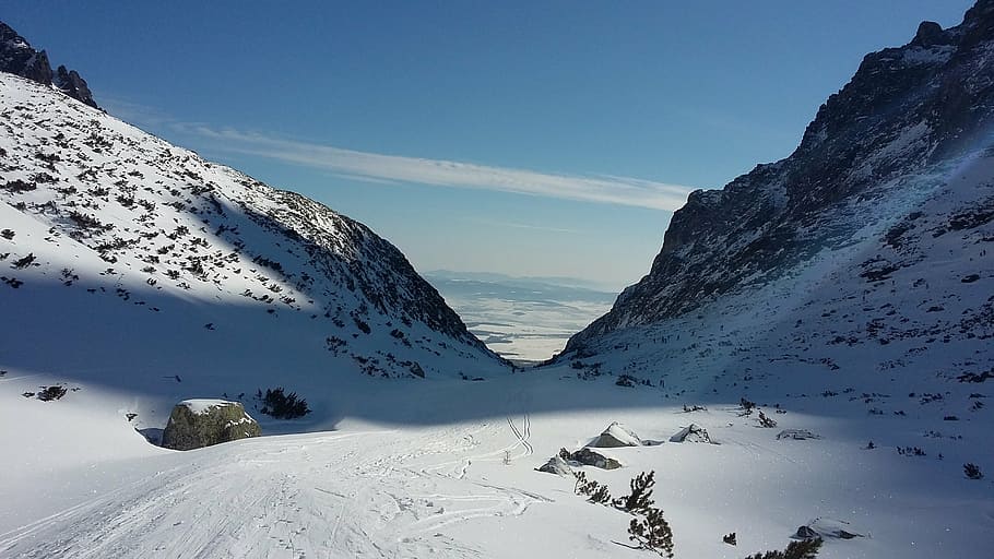 tatry, winter, sun, snow, mountain, nature, european Alps, mountain Peak HD wallpaper