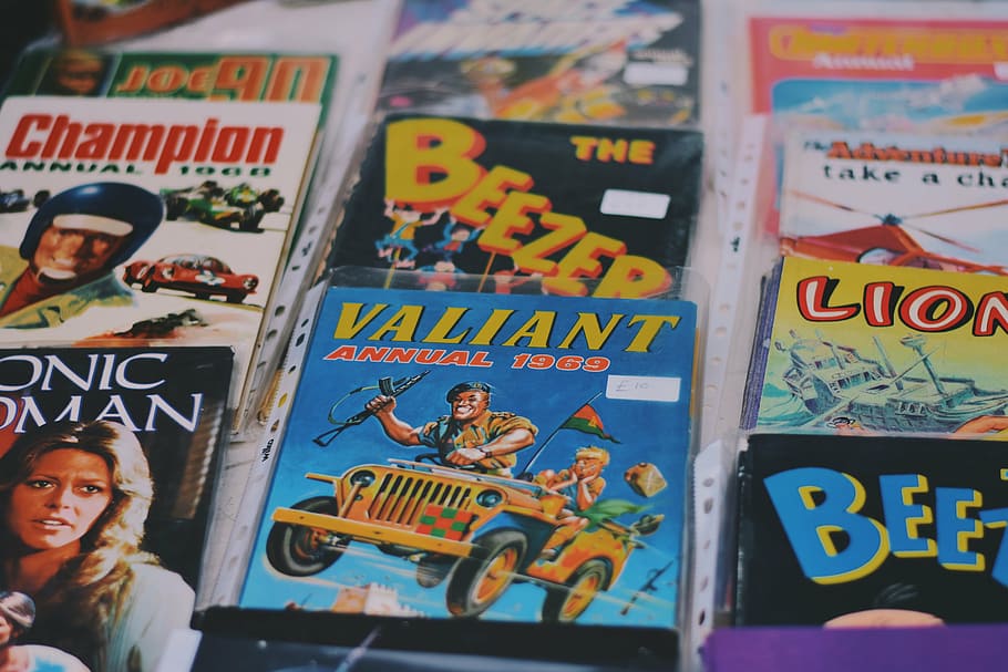 assorted magazine collection, comics, read, picture, cover HD wallpaper