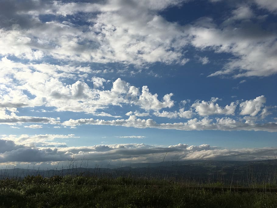 sicily, landscape, cloud, nature, sky, relaxation, cloud - sky HD wallpaper