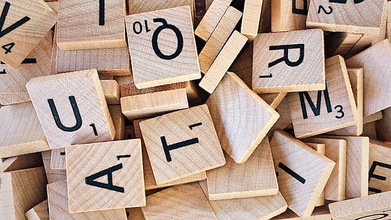 scrabble tile lot, game, letters, play, wood - material, variation HD wallpaper