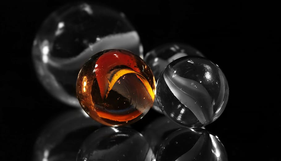 several toy marbles, glaskugeln, glass marbles, about, color, HD wallpaper