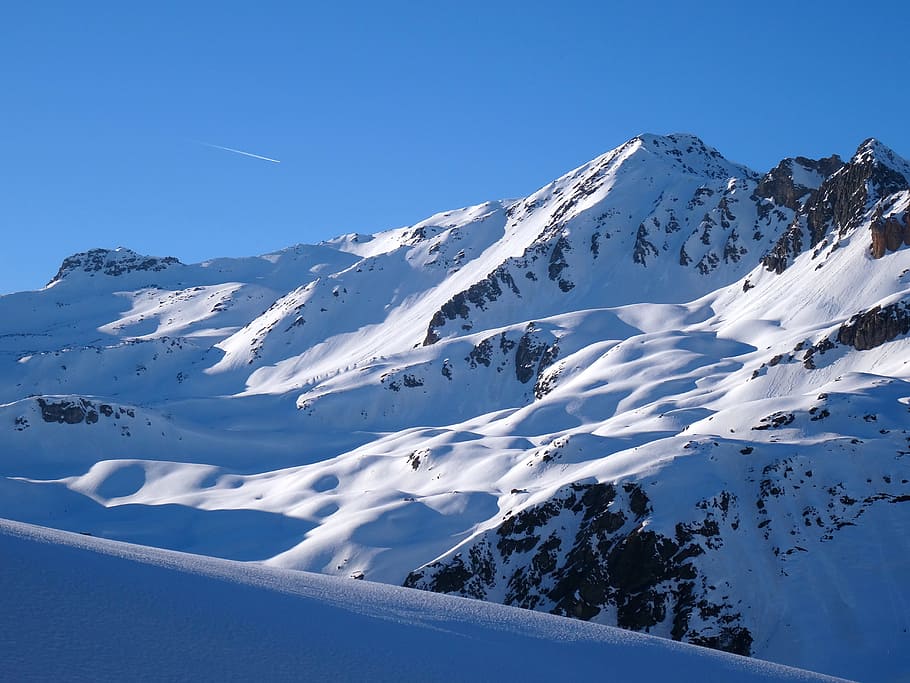 Alps, Landscape, Mountain, Snow, valfréjus, winter, cold temperature HD wallpaper