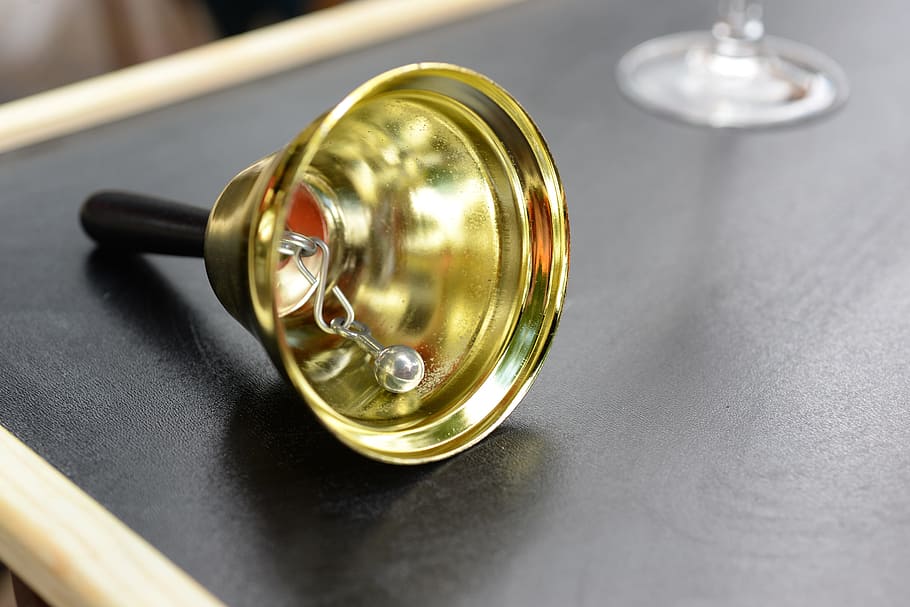 Bell, Copper, Metal, Old, Antique, vintage, brass, sound, ancient HD wallpaper