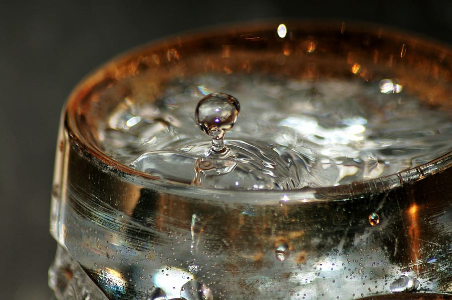 water, drop, waterdrop, macro, liquid, bubble, clear, transparent HD wallpaper