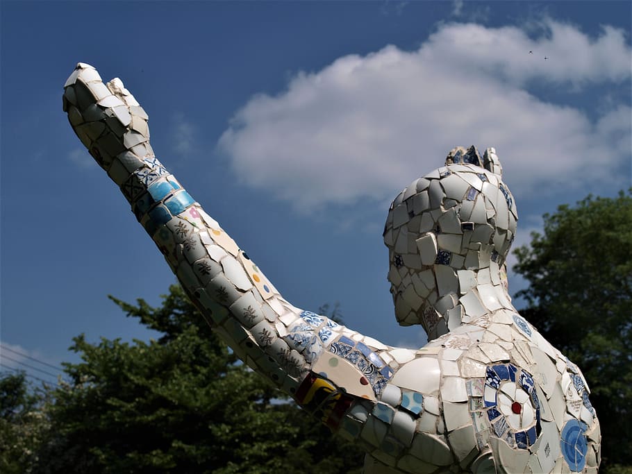 statue, art, sculpture, ceramic, sky, art and craft, representation HD wallpaper