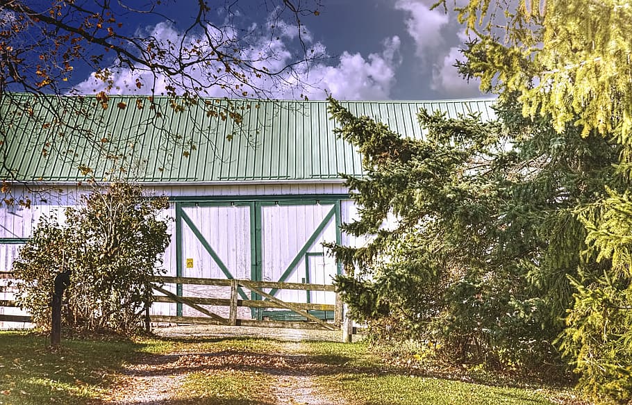 barn, rustic, barns, ohio, digital art, rural, scenic, country HD wallpaper