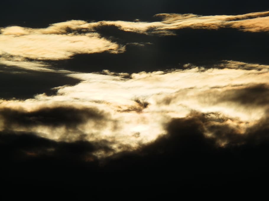 Clouds, Dawn, sky, cloud - sky, cloudscape, dramatic sky, sky only HD wallpaper