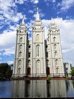 temple, mormon, lds, built structure, architecture, building exterior HD wallpaper