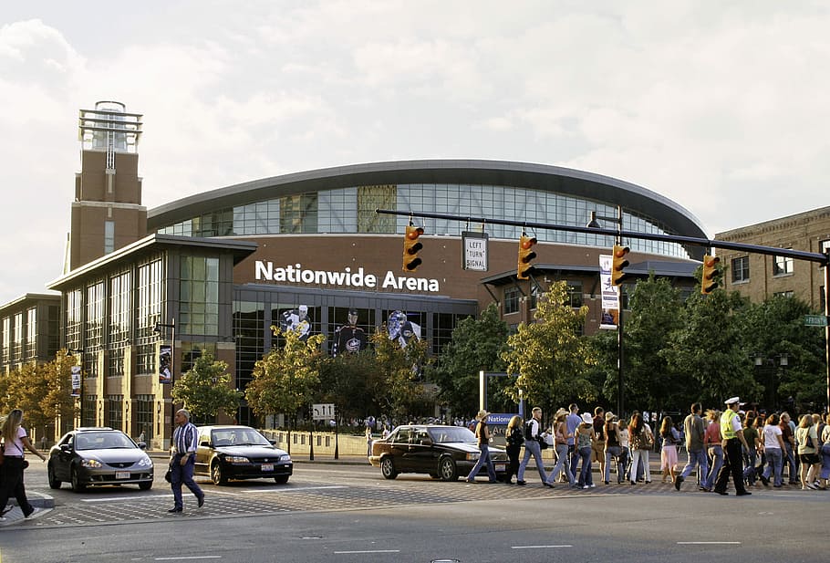 Nationwide Sports Arena in Columbus, Ohio, building, photos, public domain