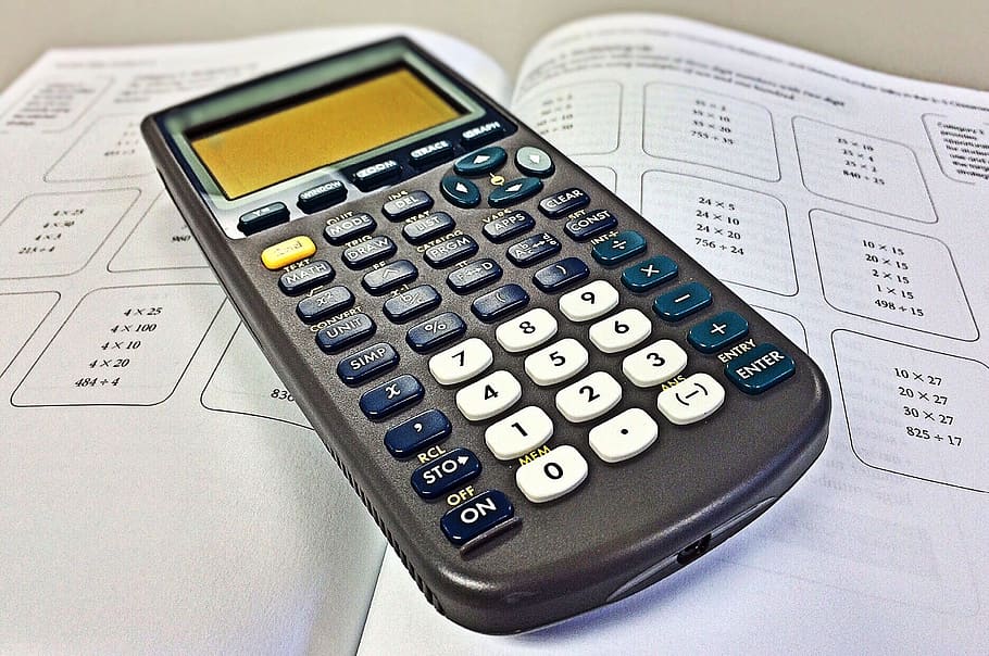 black Texas Instruments graphing calculator, Mathematics, Education, HD wallpaper