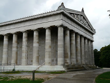 Input, Columnar, Walhalla, enormous, memorial, hall of the fallen HD wallpaper