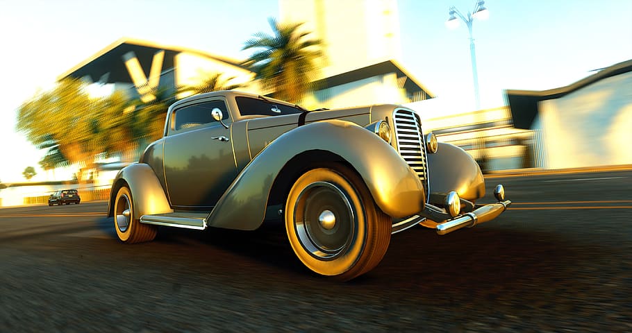 hotrod, classic, car, vintage, race, motor, auto, american HD wallpaper