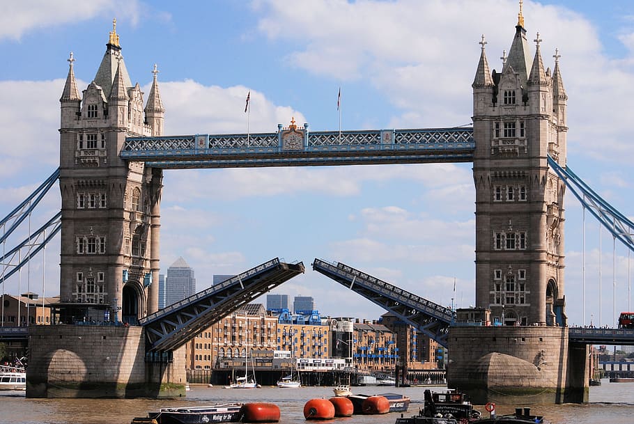 HD wallpaper: Tower Bridge, London, Opening, Landmark, architecture ...