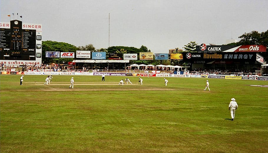 Match between England and Sri Lanka in Colombo, field, photos
