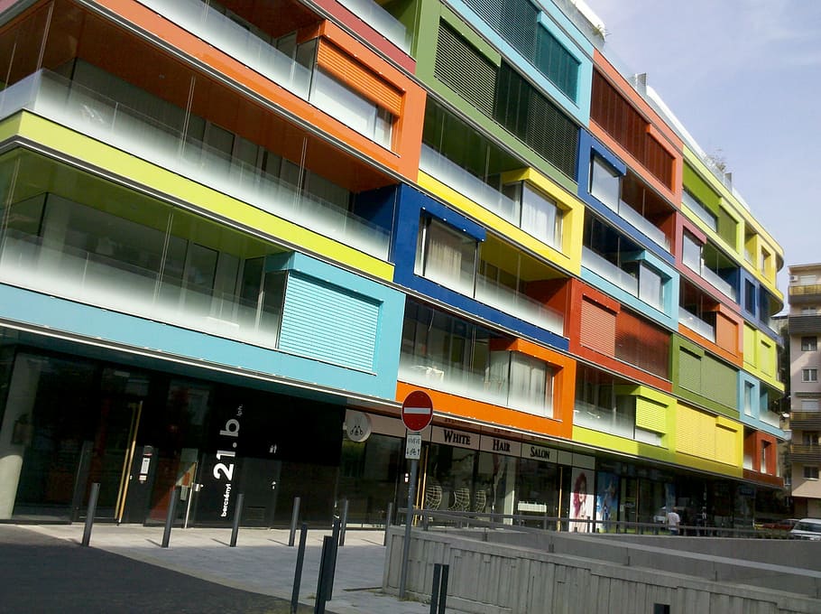 building, wall, houses, constructivism, architecture, urban Scene HD wallpaper