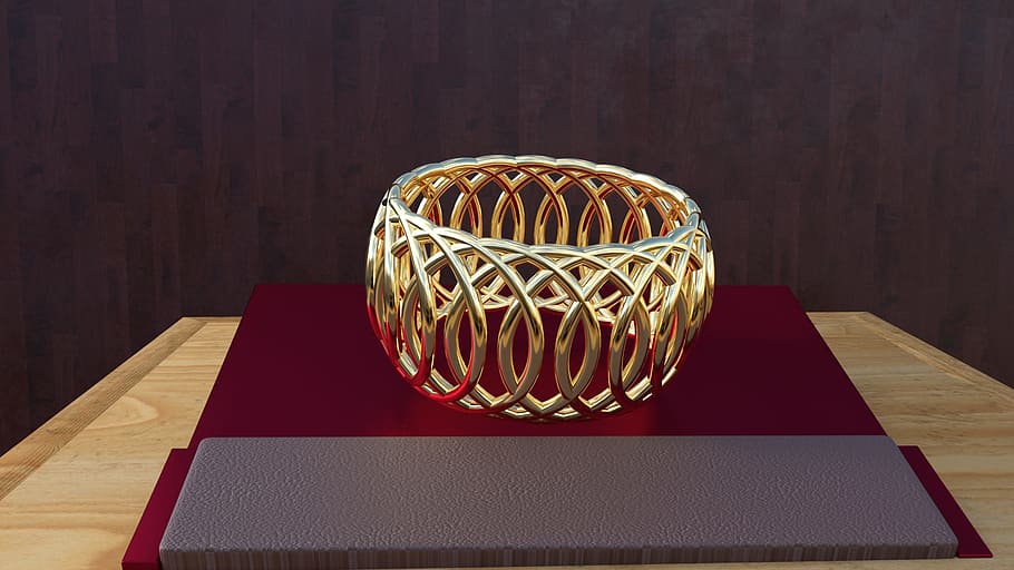 bangle, gold, jewellery, design, art, schmuckdesign, noble HD wallpaper