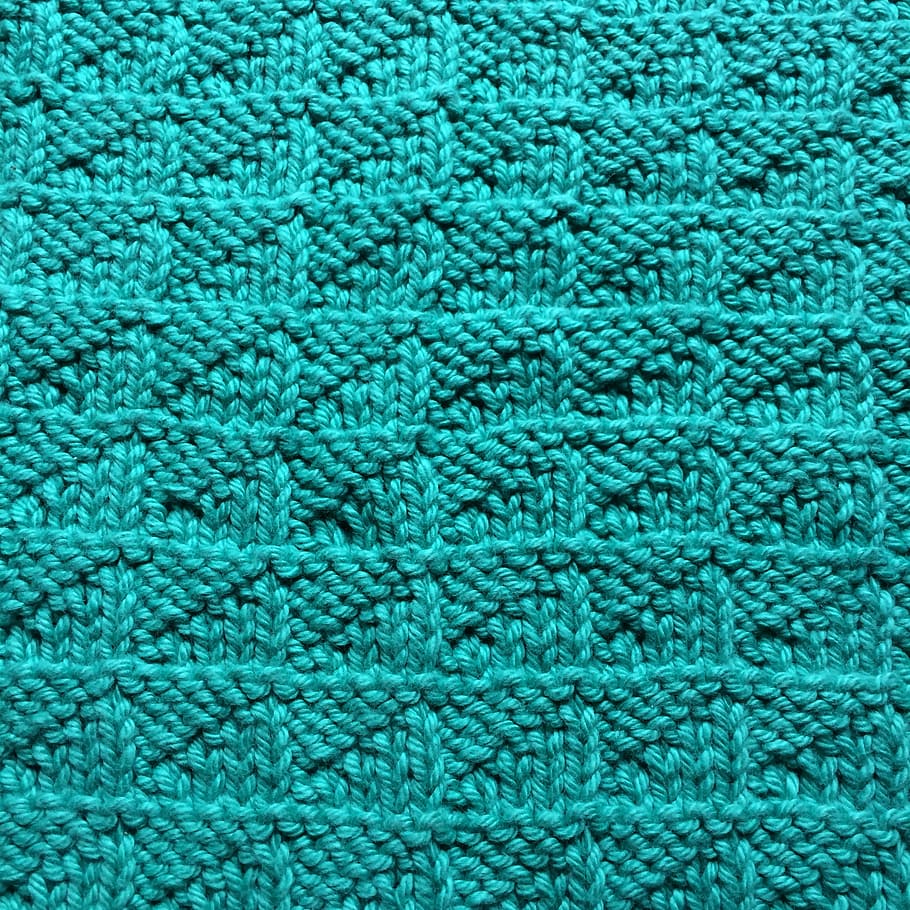 close-up photography of green knit textile, knitting, fabric HD wallpaper