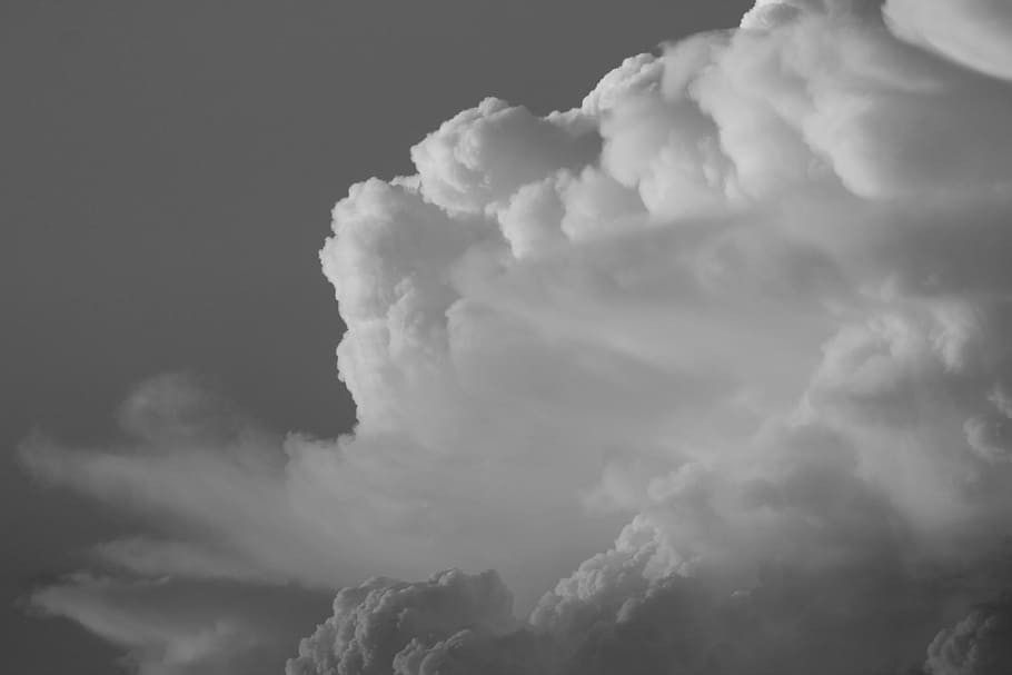 white clouds, sky, sunset, nature, weather, cloud - Sky, overcast HD wallpaper