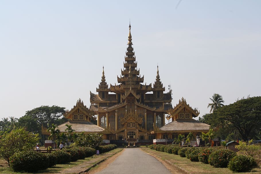 Myanmar, Burma, Bago, Ancient, Pagoda, heritage, tourism, attraction HD wallpaper