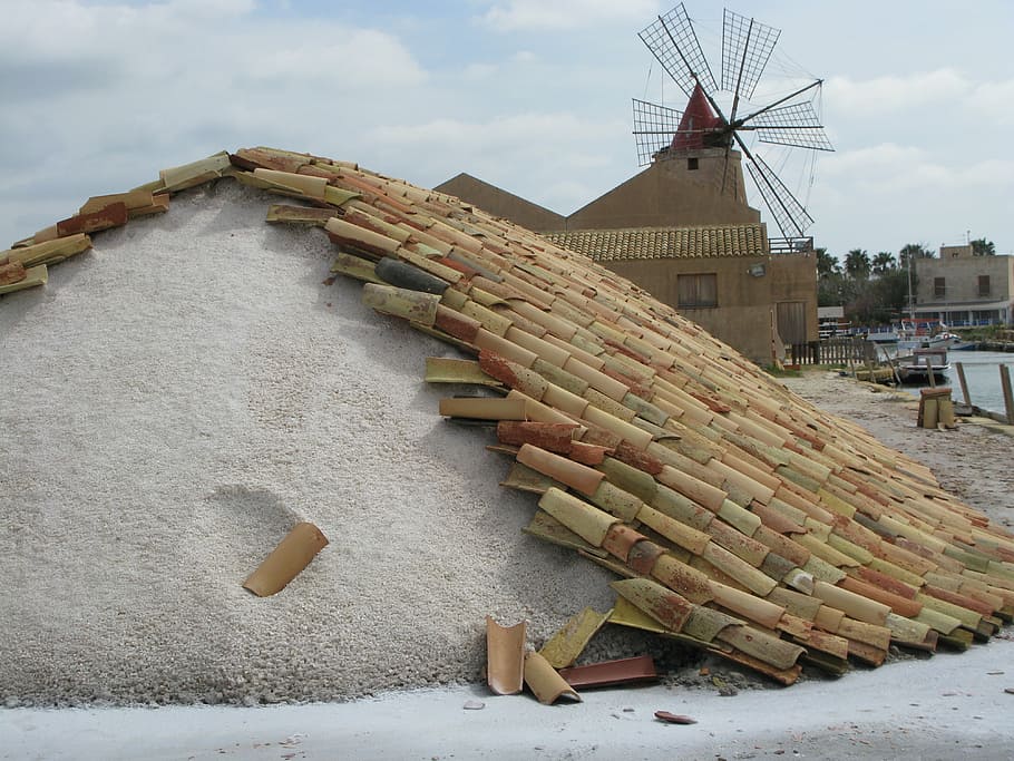 salines, mill, tile, architecture, built structure, building exterior HD wallpaper