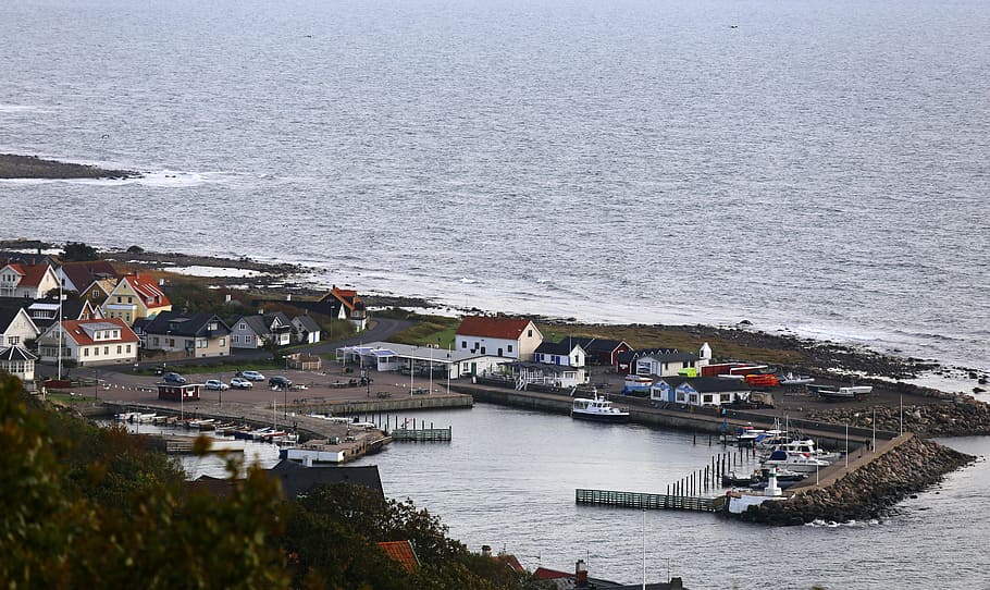 Molle, Port, Sound, water, nautical vessel, transportation HD wallpaper